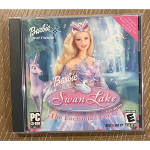 Barbie Swan Lake The Enchanted Forest PC CD-ROM Game 2003 Rare Complete